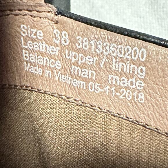 Dansko‎ Boots Womens sz 8 EU 38 Raina Ankle Booties Black Leather Zip 3813360200 - Picture 3 of 11